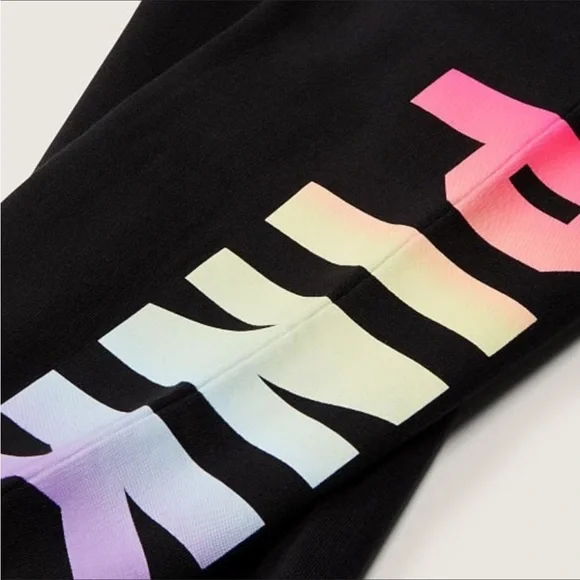 Pink Victoria Secret Gradient Classic Logo 2-PC Set /2-Pair Logo Panties SZ-LG - Picture 8 of 16